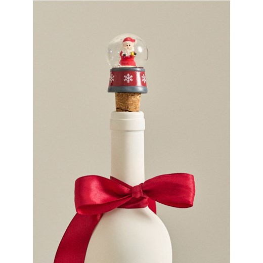 Sinsay - Zatyczka do butelek z motywem świątecznym - czerwony ze sklepu Sinsay w kategorii Dom - zdjęcie 186221435
