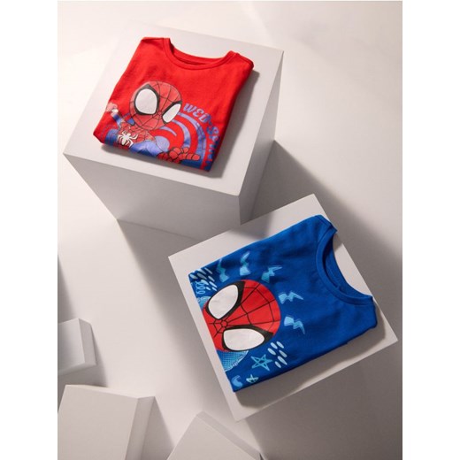 Sinsay - Koszulka z nadrukiem Spiderman 2 pack - wielobarwny ze sklepu Sinsay w kategorii T-shirty chłopięce - zdjęcie 186221446