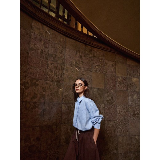 Mohito - Bawełniana koszula - błękitny Mohito 32 Mohito