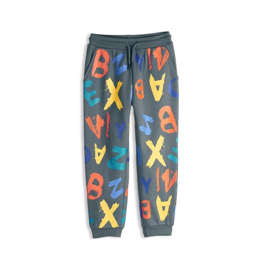 GATE Spodnie dresowe z nadrukiem 3Y ze sklepu gateshop w kategorii Spodnie chłopięce - zdjęcie 186223146