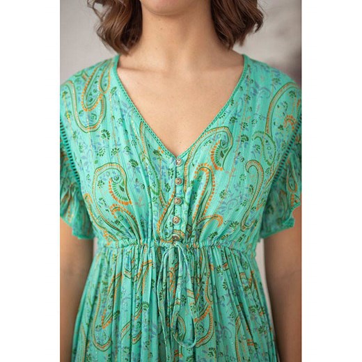 Lula Natura Sukienka w kolorze turkusowym Lula Natura onesize Limango Polska okazja