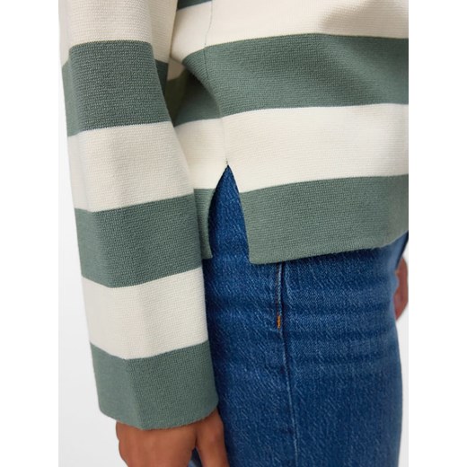 Vero Moda Sweter w kolorze zielono-kremowym Vero Moda XL wyprzedaż Limango Polska