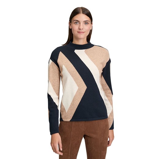 Betty Barclay Sweter w kolorze granatowo-beżowym ze sklepu Limango Polska w kategorii Swetry damskie - zdjęcie 186223788