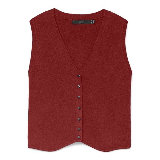 Vero Moda Top dzianinowy w kolorze bordowym ze sklepu Limango Polska w kategorii Bluzki damskie - zdjęcie 186224005