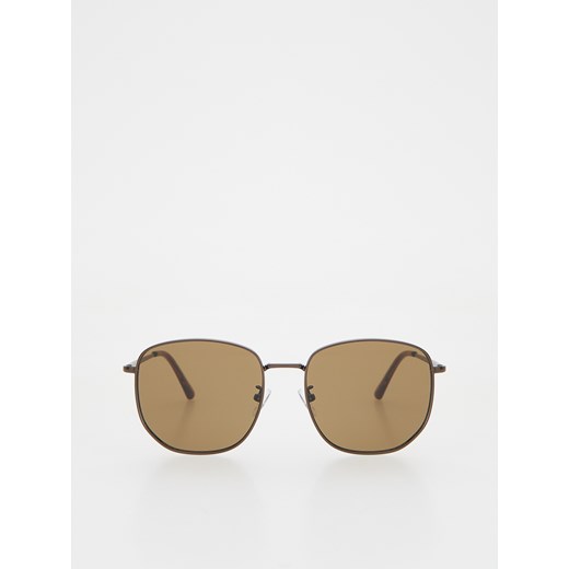 Reserved - Okulary przeciwsłoneczne - ciemnobrązowy ze sklepu Reserved w kategorii Okulary przeciwsłoneczne damskie - zdjęcie 186225039
