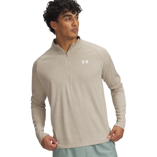 Bluza męska Tech Textured 1/2 Zip Under Armour ze sklepu SPORT-SHOP.pl w kategorii Bluzy męskie - zdjęcie 186225735