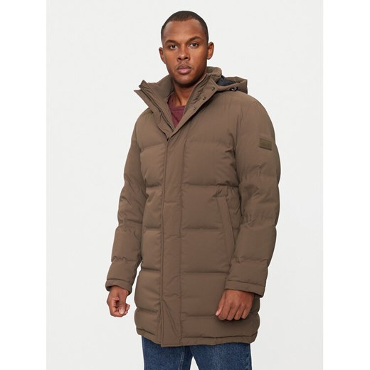Hechter Paris Kurtka puchowa 45017 142205 Khaki Regular Fit ze sklepu MODIVO w kategorii Kurtki męskie - zdjęcie 186225946