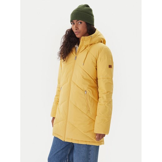 Roxy Kurtka zimowa Better Weather ERJJK03634 Żółty Regular Fit ze sklepu MODIVO w kategorii Kurtki damskie - zdjęcie 186226095