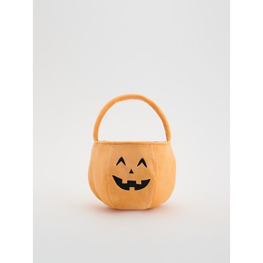 Reserved - Koszyk na Halloween - pomarańczowy - id: 154FQ-22X - marki Reserved - 186227839 Reserved - Koszyk na Halloween - pomarańczowy ze sklepu Reserved w kategorii Akcesoria dziecięce - zdjęcie 186227839