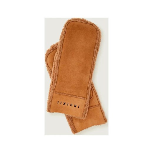 INUIKII Skórzane rękawiczki | shearling ze sklepu Gomez Fashion Store w kategorii Rękawiczki damskie - zdjęcie 186228775