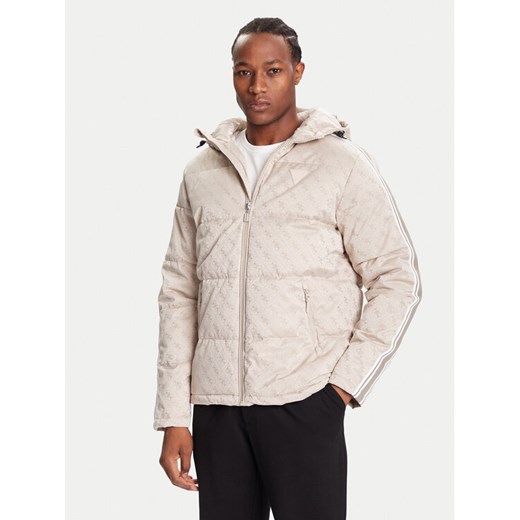 Guess Kurtka przejściowa Z5BL02 WFIQ2 Beżowy Regular Fit ze sklepu MODIVO w kategorii Kurtki męskie - zdjęcie 186229639