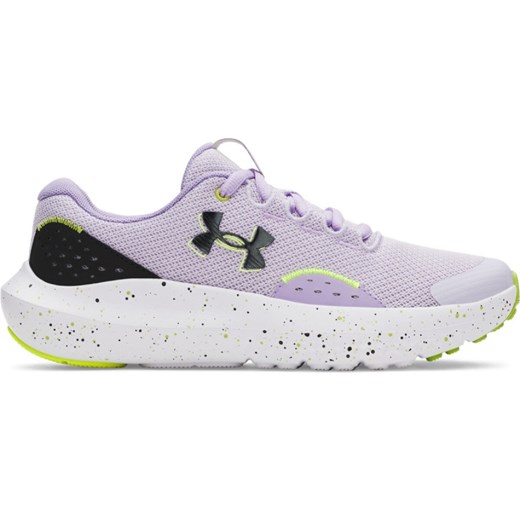 Dziewczęce buty do biegania Under Armour UA Ggs Surge 4 - fioletowe ze sklepu Sportstylestory.com w kategorii Buty sportowe dziecięce - zdjęcie 186230058
