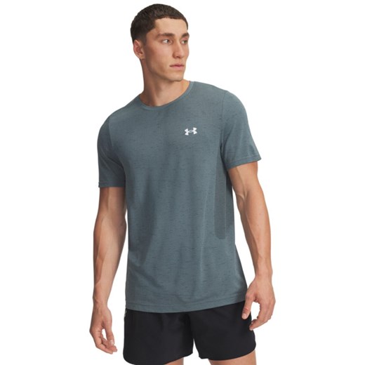 Męska koszulka treningowa Under Armour UA Vanish Seamless SS - niebieska ze sklepu Sportstylestory.com w kategorii T-shirty męskie - zdjęcie 186230146