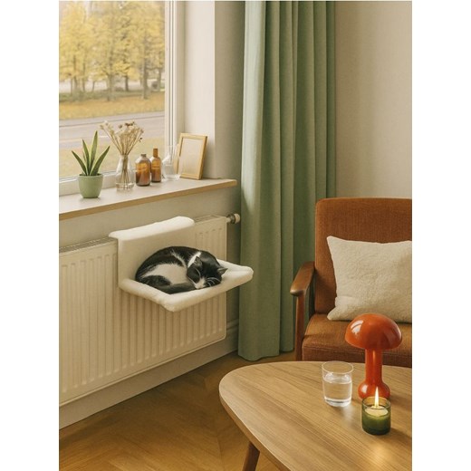 Sinsay - Legowisko dla kota z możliwością zawieszenia na kaloryferze - beżowy ze sklepu Sinsay w kategorii Dla zwierząt - zdjęcie 186231376