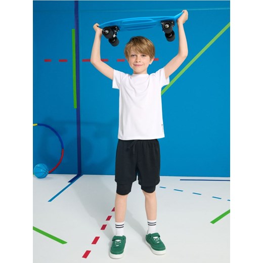Sinsay - Koszulka Active - biały - id: 324FC-00X - marki Sinsay - 186231417 Sinsay - Koszulka Active - biały ze sklepu Sinsay w kategorii T-shirty chłopięce - zdjęcie 186231417