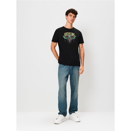Sinsay - Koszulka z krótkim rękawem Gremlins - czarny ze sklepu Sinsay w kategorii T-shirty męskie - zdjęcie 186231487