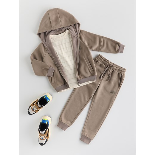 Reserved - Bluza z kapturem - ciemnobrązowy Reserved 134 (8 lat) Reserved