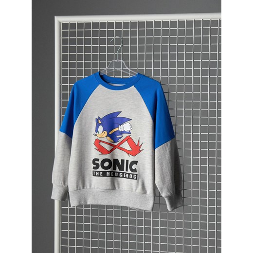 Sinsay - Bluza Sonic the Hedgehog - szary Sinsay 110 (4-5 l) Sinsay