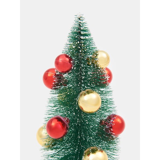 Sinsay - Dekoracja stojąca w kształcie choinki - czerwony Sinsay One Size Sinsay