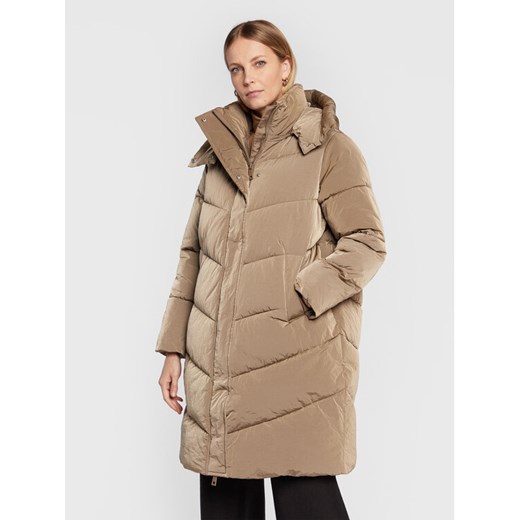 Calvin Klein Kurtka zimowa Modern K20K204690 Beżowy Regular Fit ze sklepu MODIVO w kategorii Kurtki damskie - zdjęcie 186233236