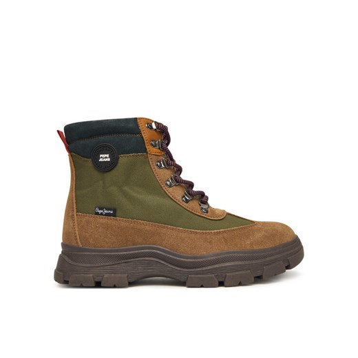 Pepe Jeans Trapery Track Sky B PBS500003 Brązowy ze sklepu MODIVO w kategorii Buty zimowe dziecięce - zdjęcie 186233256