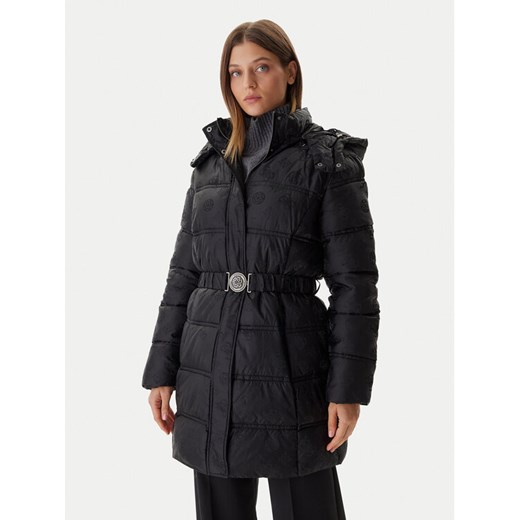 Guess Płaszcz zimowy W5BL44 W2912 Czarny Regular Fit ze sklepu MODIVO w kategorii Płaszcze damskie - zdjęcie 186233297