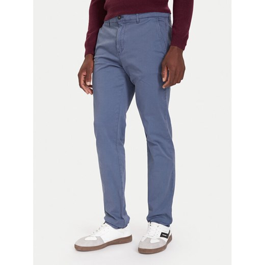 United Colors Of Benetton Chinosy 4TZYUF04P Niebieski Slim Fit ze sklepu MODIVO w kategorii Spodnie męskie - zdjęcie 186233458