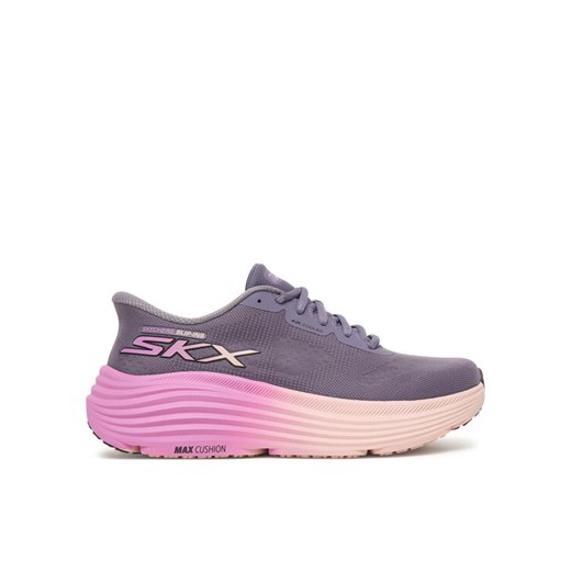 Buty do biegania Skechers Max Cushioning Endeavour 129473/PUR Fioletowy ze sklepu eobuwie.pl w kategorii Buty sportowe damskie - zdjęcie 186233499