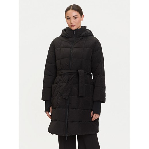 Armani Exchange Płaszcz zimowy XW000649 AF16207 UC001 Czarny Regular Fit ze sklepu MODIVO w kategorii Płaszcze damskie - zdjęcie 186233538