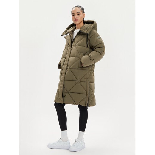 REPLAY Kurtka zimowa W7664R.000.84466 Zielony Relaxed Fit ze sklepu MODIVO w kategorii Kurtki damskie - zdjęcie 186233558