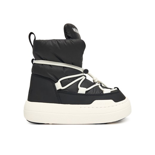 Moon Boot Śniegowce Jr Park lace Mid 80D3440070 S Czarny ze sklepu MODIVO w kategorii Buty zimowe dziecięce - zdjęcie 186233559