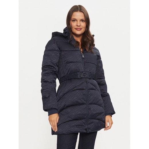 Guess Płaszcz zimowy Seline W4BL58 WGL72 Granatowy Regular Fit Guess S MODIVO