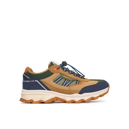 Pepe Jeans Sneakersy Peak Bole B PBS600002 Brązowy ze sklepu MODIVO w kategorii Buty sportowe dziecięce - zdjęcie 186233578