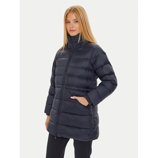Tommy Hilfiger Płaszcz zimowy WW0WW43119 Granatowy Regular Fit ze sklepu MODIVO w kategorii Kurtki damskie - zdjęcie 186233637