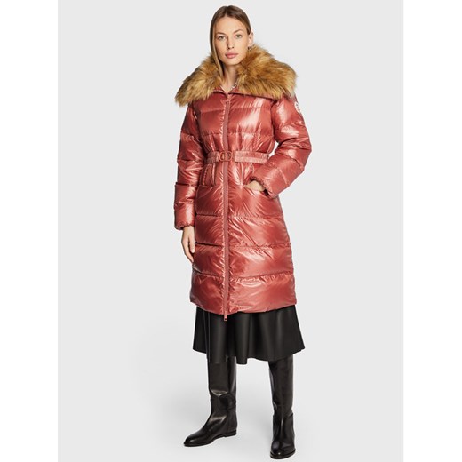 TWINSET Kurtka puchowa 222TT2211 Różowy Regular Fit ze sklepu MODIVO w kategorii Kurtki damskie - zdjęcie 186233745