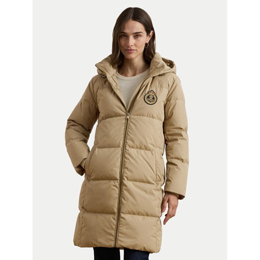 LAUREN RALPH LAUREN Kurtka puchowa 297962675003 Beżowy Regular Fit ze sklepu MODIVO w kategorii Kurtki damskie - zdjęcie 186233755