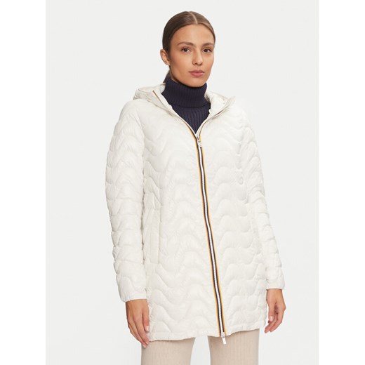 K-Way Kurtka zimowa Sophie K3112SW Écru Regular Fit ze sklepu MODIVO w kategorii Kurtki damskie - zdjęcie 186233808