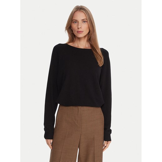 Kontatto Sweter 3M0820C Czarny Regular Fit ze sklepu MODIVO w kategorii Swetry damskie - zdjęcie 186233817