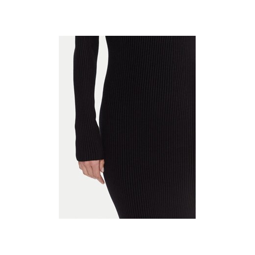 Kontatto Sukienka dzianinowa 3M0829C Czarny Slim Fit Kontatto OS MODIVO