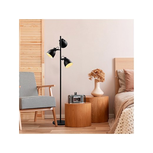 ABERTO DESIGN Lampa stojąca w kolorze czarnym - wys. 162 cm ze sklepu Limango Polska w kategorii Oświetlenie - zdjęcie 186237645