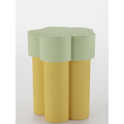 Potiron Paris Stolik &quot;Magnolia&quot; w kolorze żółto-miętowym - wys. 49 x Ø 39 cm ze sklepu Limango Polska w kategorii Stoliki kawowe - zdjęcie 186237845