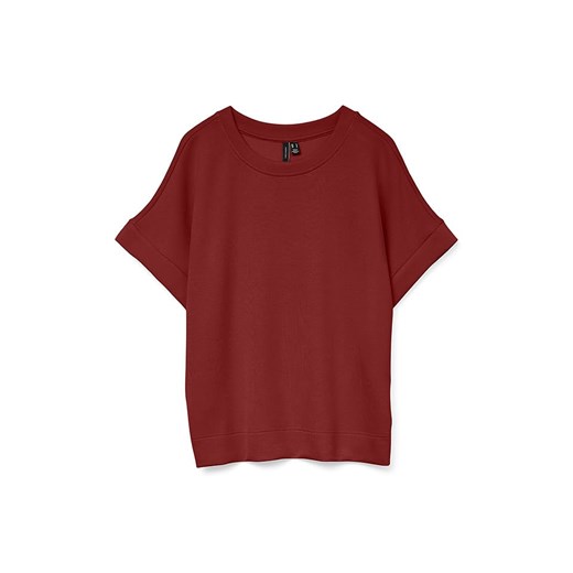 Vero Moda Koszulka w kolorze czerwonym - id: 17640816 - marki Vero Moda - 186238049 Vero Moda Koszulka w kolorze czerwonym ze sklepu Limango Polska w kategorii Bluzki damskie - zdjęcie 186238049