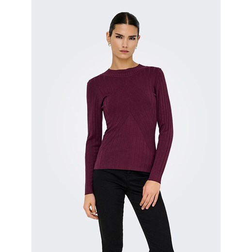 JDY Sweter w kolorze bordowym ze sklepu Limango Polska w kategorii Swetry damskie - zdjęcie 186238599