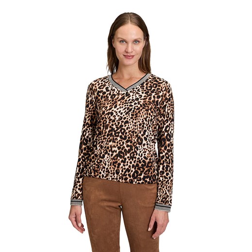 Betty Barclay Koszulka w kolorze karmelowo-czarnym 42 wyprzedaż Limango Polska