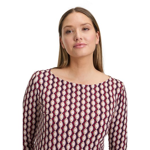 Betty Barclay Koszulka w kolorze czerwono-kremowym 44 okazyjna cena Limango Polska