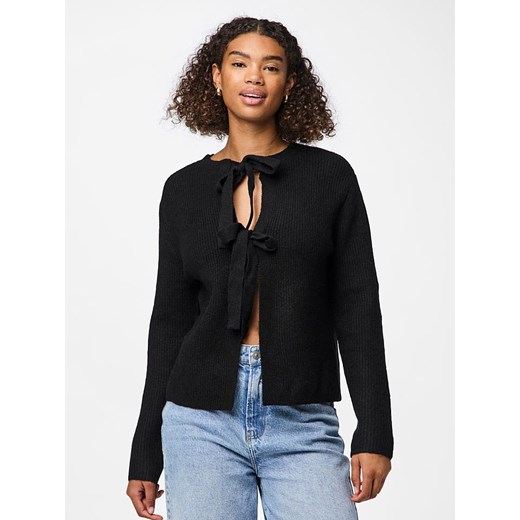Pieces Kardigan &quot;Pcsilly&quot; w kolorze czarnym ze sklepu Limango Polska w kategorii Swetry damskie - zdjęcie 186239165