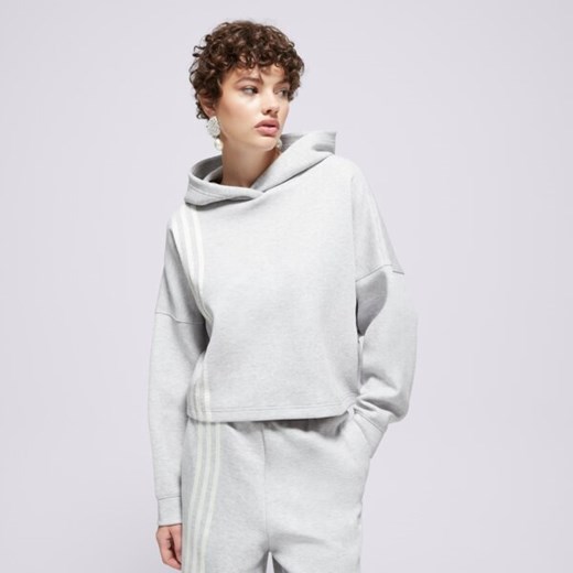 ADIDAS BLUZA Z KAPTUREM 3 STRIPES HOODY ze sklepu Sizeer w kategorii Bluzy damskie - zdjęcie 186240316