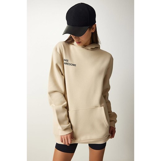 Happiness Istanbul Bluza w kolorze beżowym Happiness Istanbul 40 promocja Limango Polska
