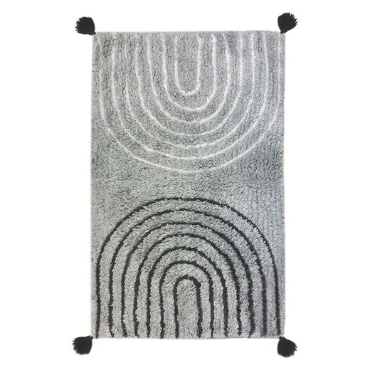 Colourful Cotton Dywanik łazienkowy &quot;Clara&quot; w kolorze szarym ze sklepu Limango Polska w kategorii Akcesoria łazienkowe - zdjęcie 186240838