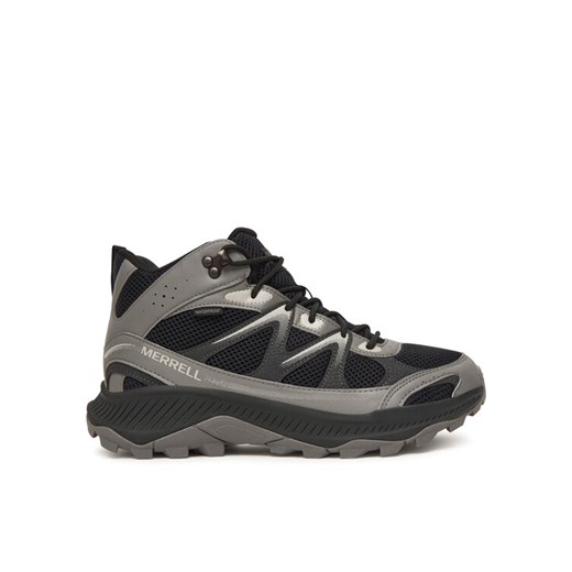 Trekkingi Merrell Tempo Exp Mid Waterproof J038275 Szary ze sklepu eobuwie.pl w kategorii Buty trekkingowe męskie - zdjęcie 186241516